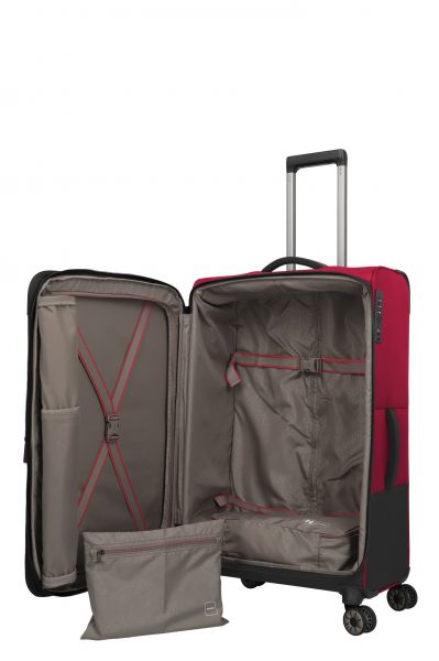 Travelite Crosslite 4w Trolley L Red #6