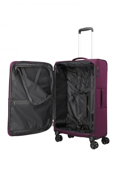 Travelite Cubis Trolley 4w M exp. Berry #6