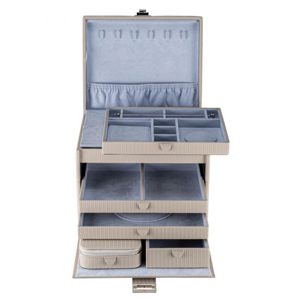 Windrose Corbello Schmuckkoffer XL Taupe #6