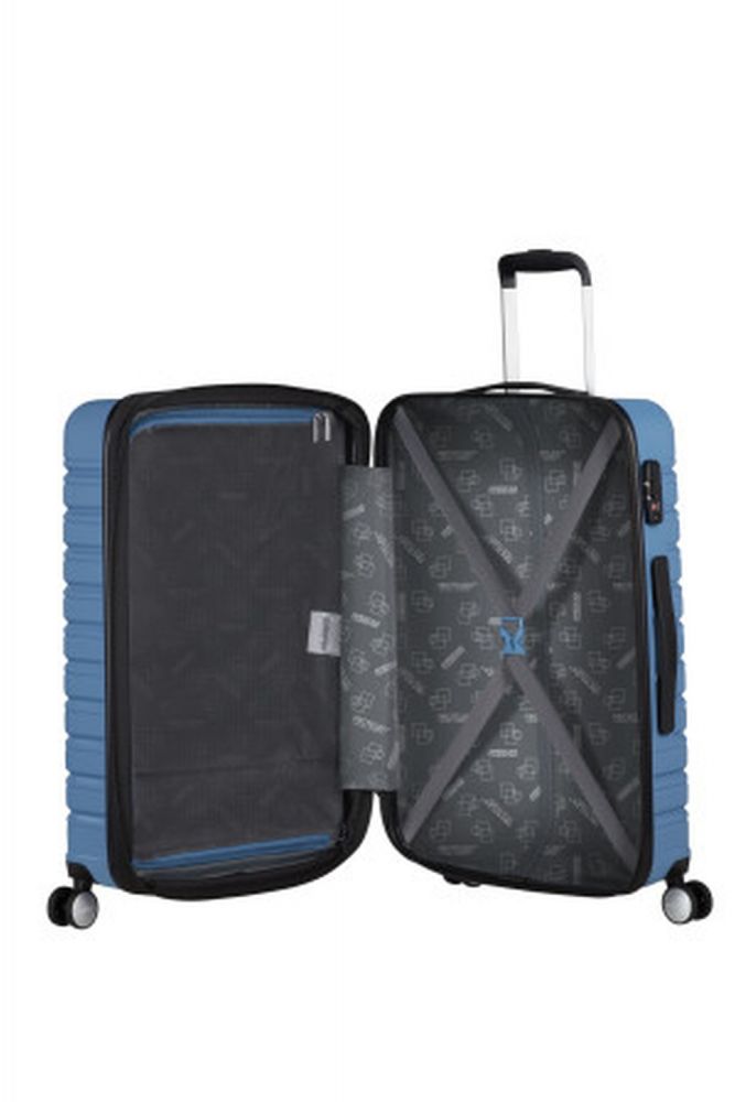 American Tourister Flashline Spinner 67/24 Exp Tsa Coronet Blue #7