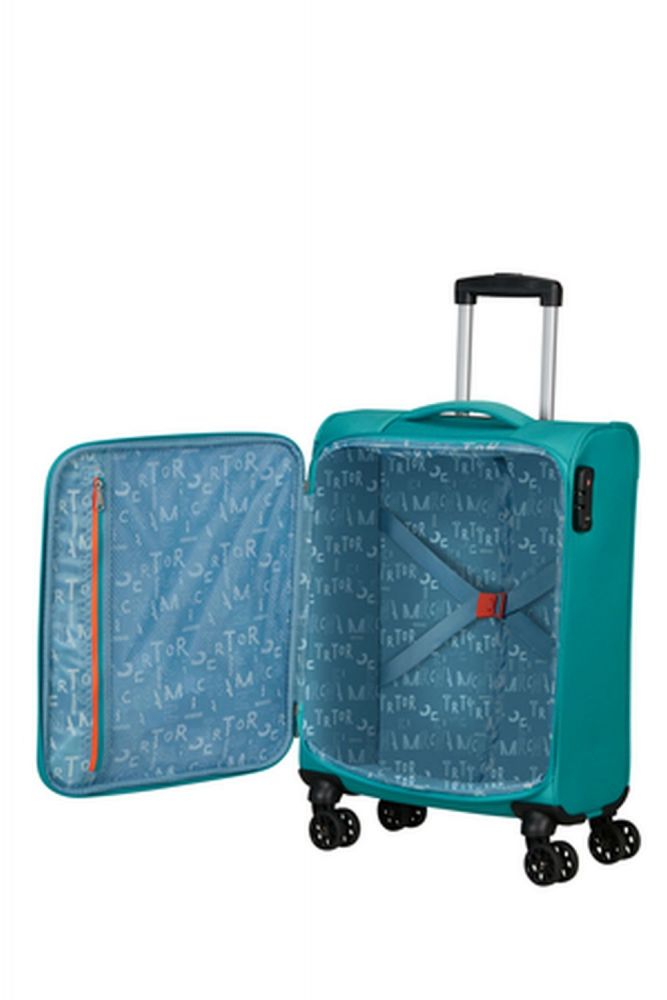 American Tourister Sea Seeker Spinner 55/20 Tsa 55 Aqua Green #7