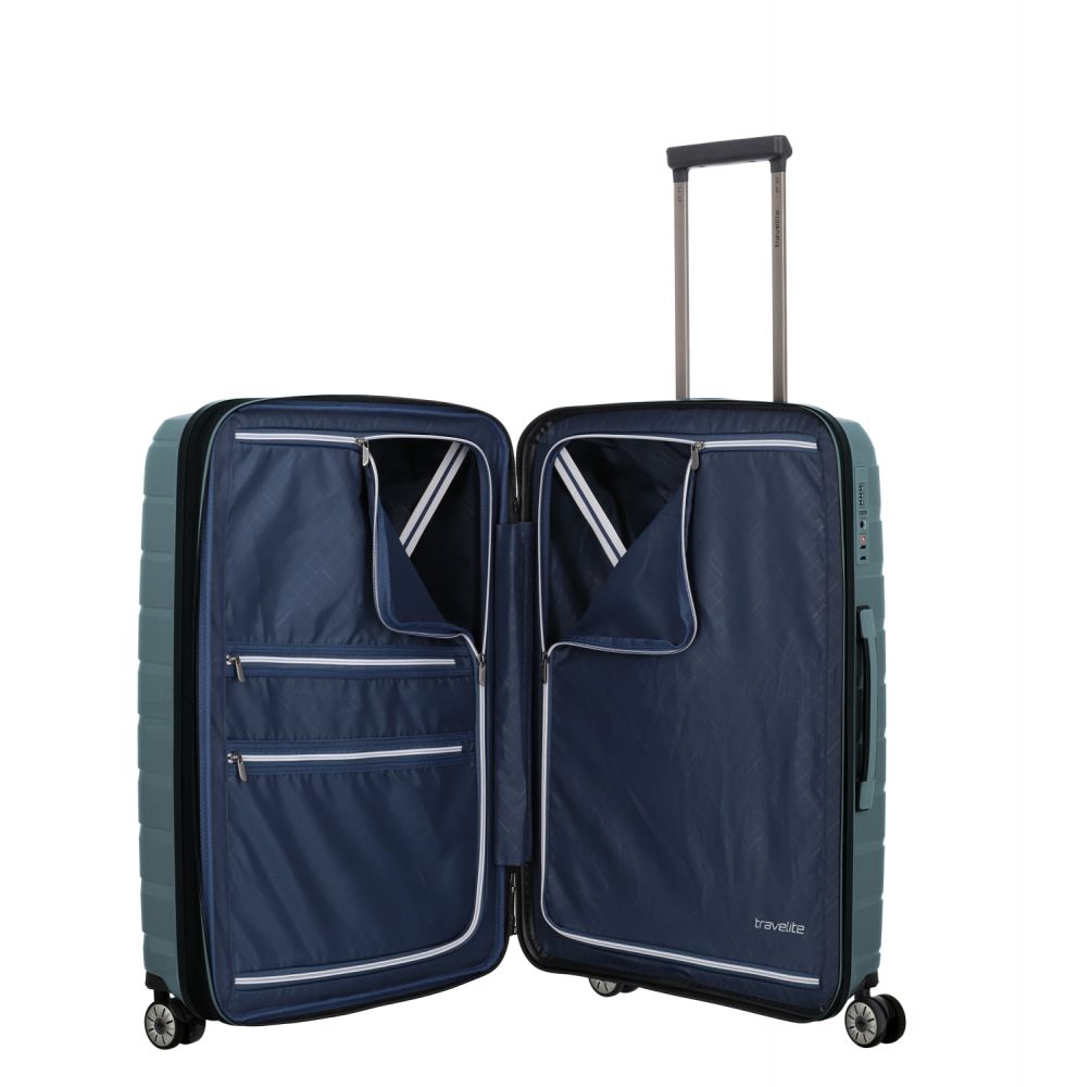 Travelite Air Base 4w L/M/S mit Vortasche Eisblau #7