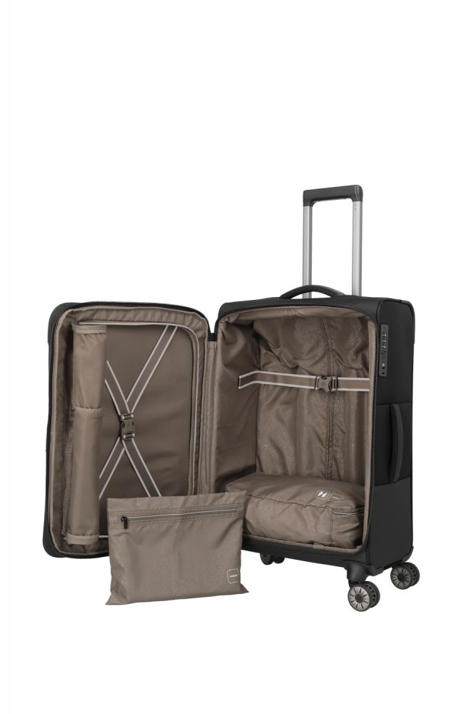 Travelite Crosslite 4w Trolley M Schwarz #7