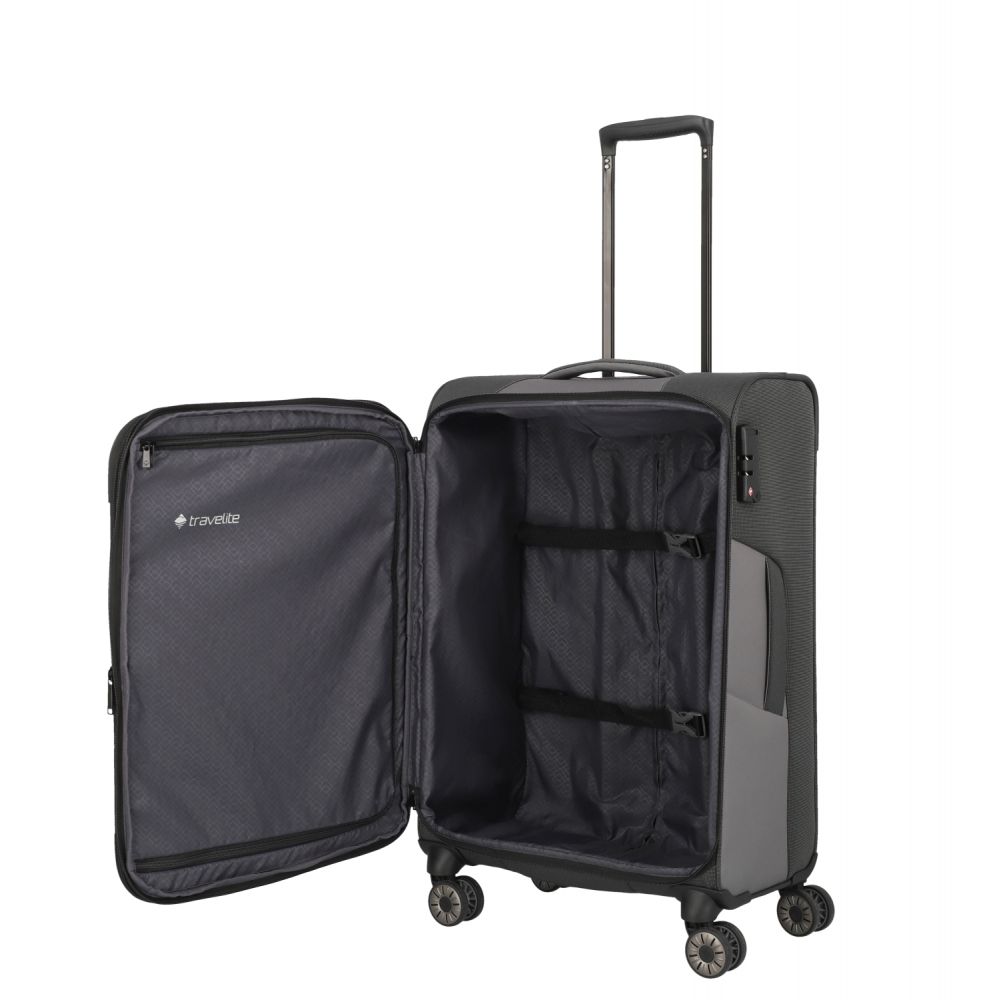 Travelite Viia 4w Trolley M  67 Schiefer #7