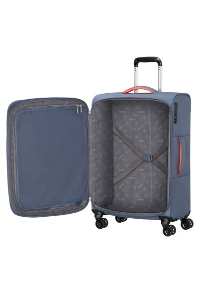 American Tourister Cloudrider Spinner M Exp Tsa Stone Blue #7