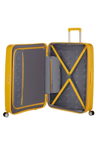 American Tourister Soundbox Spinner 80/30 Tsa Exp Golden Yellow #7