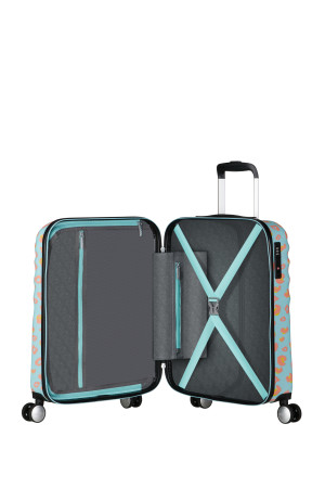 American Tourister Wavebreaker Disney Spinner 55/20 Tsa Disney Fl Minnie Pastel Dots #7