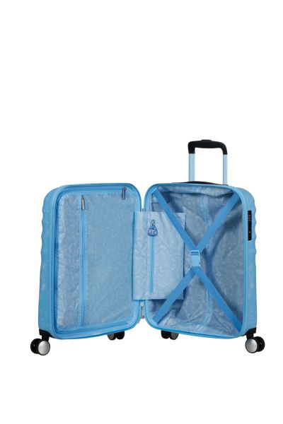 American Tourister Wavebreaker Disney Spinner 55/20 Tsa Disney Fl Stitch Universe #7