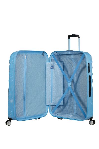 American Tourister Wavebreaker Disney Spinner 77/28 Tsa Disney Fl Stitch Universe #7
