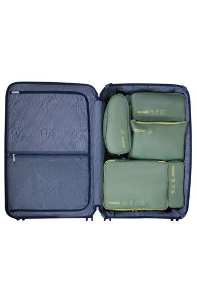 American Tourister Zubehör Packing Organizers 5Pcs Olive/Lime #7