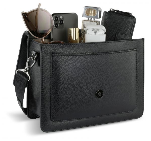 Bugatti Elsa Schultertasche M schwarz #7