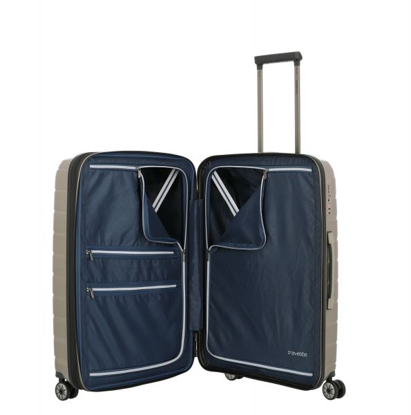 Travelite Air Base 4w Trolley M erw. champagner #7