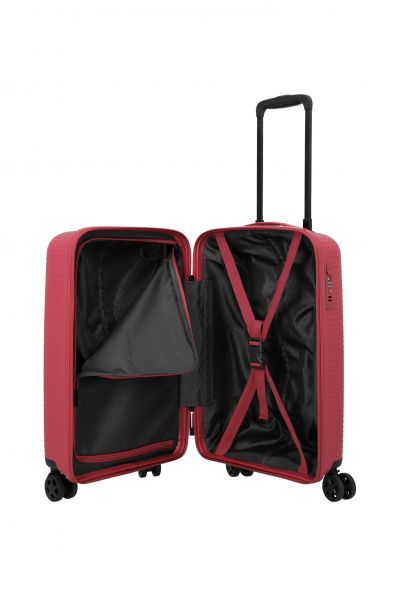 Travelite Air Stripe Trolley 4w L/M exp./S Slim Red #7