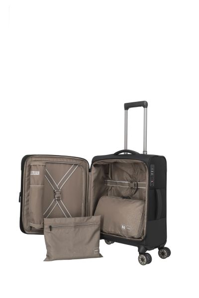 Travelite Crosslite 4W Trolley S Erw. Schwarz #7