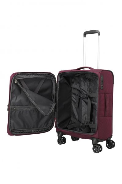 Travelite Cubis Trolley 4w S exp., Berry #7