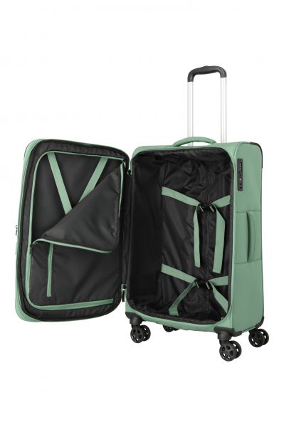 Travelite Kick Off Trolley 4w M exp. Sage Green #7