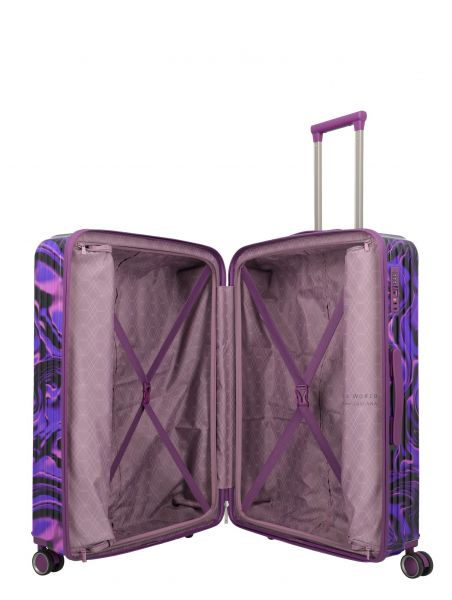 Travelite Lascana Edition 4W Trolley L Purple Swirl #7