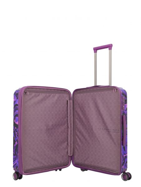 Travelite Lascana Edition 4W Trolley M Purple Swirl #7