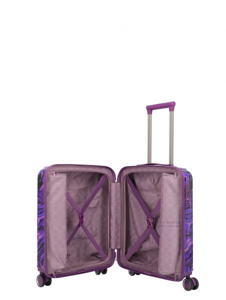 Travelite Lascana Edition 4W Trolley S Purple Swirl #7