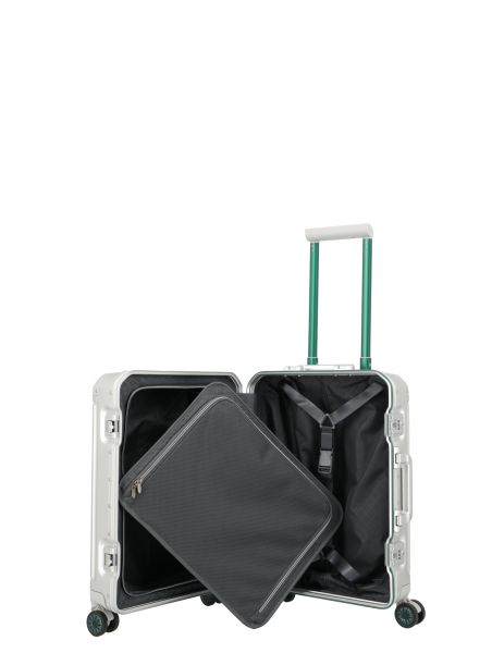 Travelite Next 4w Trolley S Silber-Grün #7