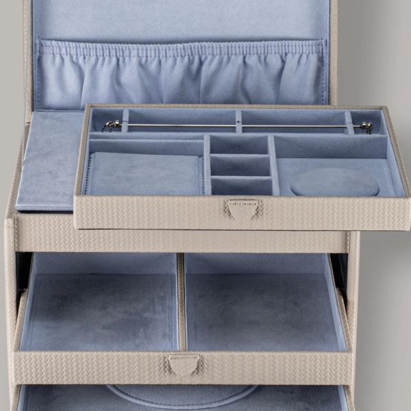 Windrose Corbello Schmuckkoffer XL Taupe #7